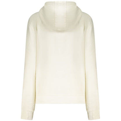 White Cotton Womens Sweatshirt