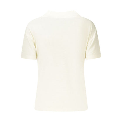 Bianco Viscose Women's T-Shirt