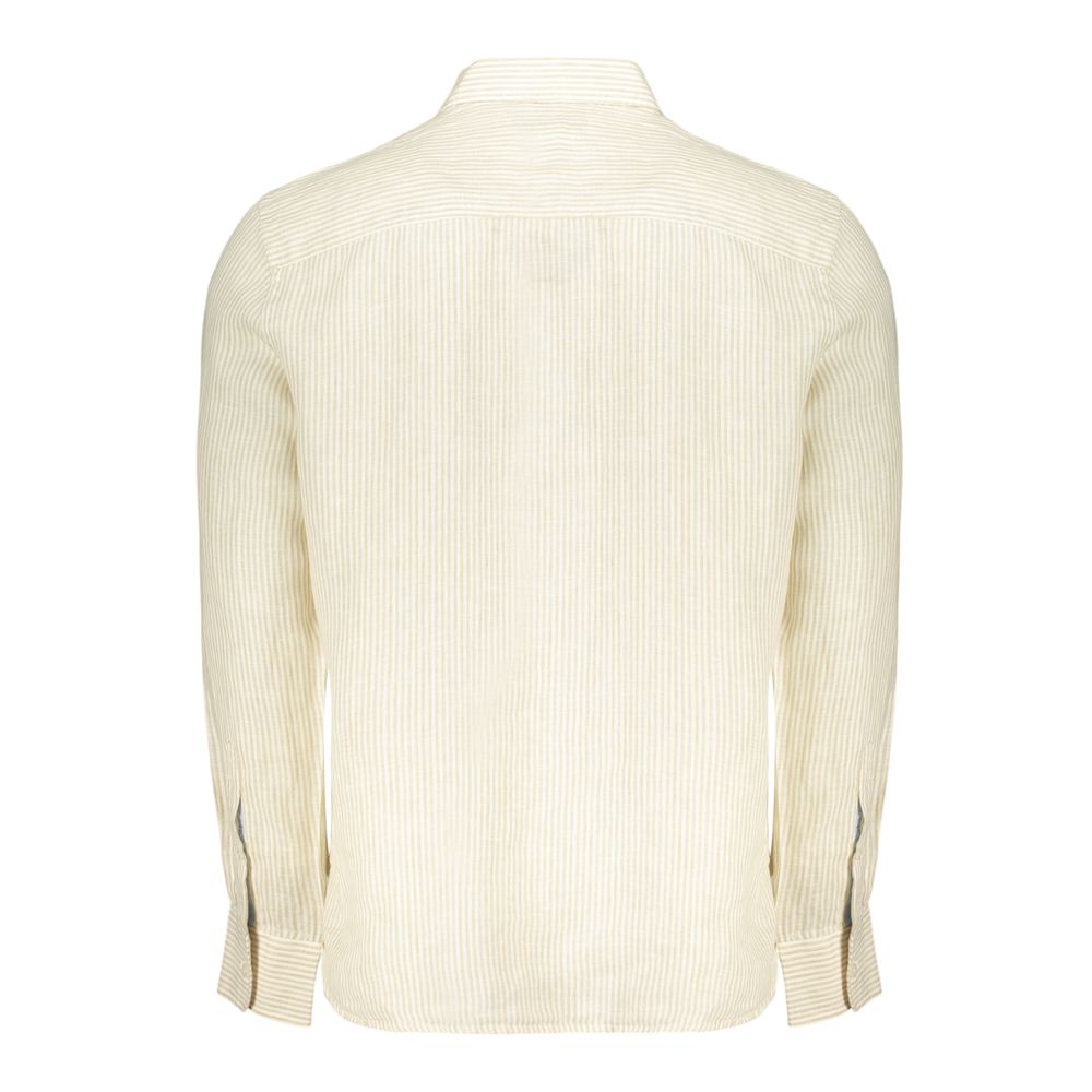 Beige Linen Men's Shirt