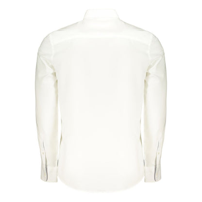 White Cotton Men's Shirt