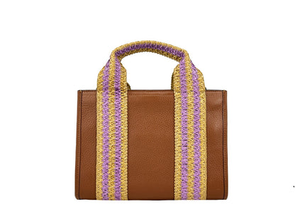 Coach Straw Web Smith 24 Tote Bag Purse
