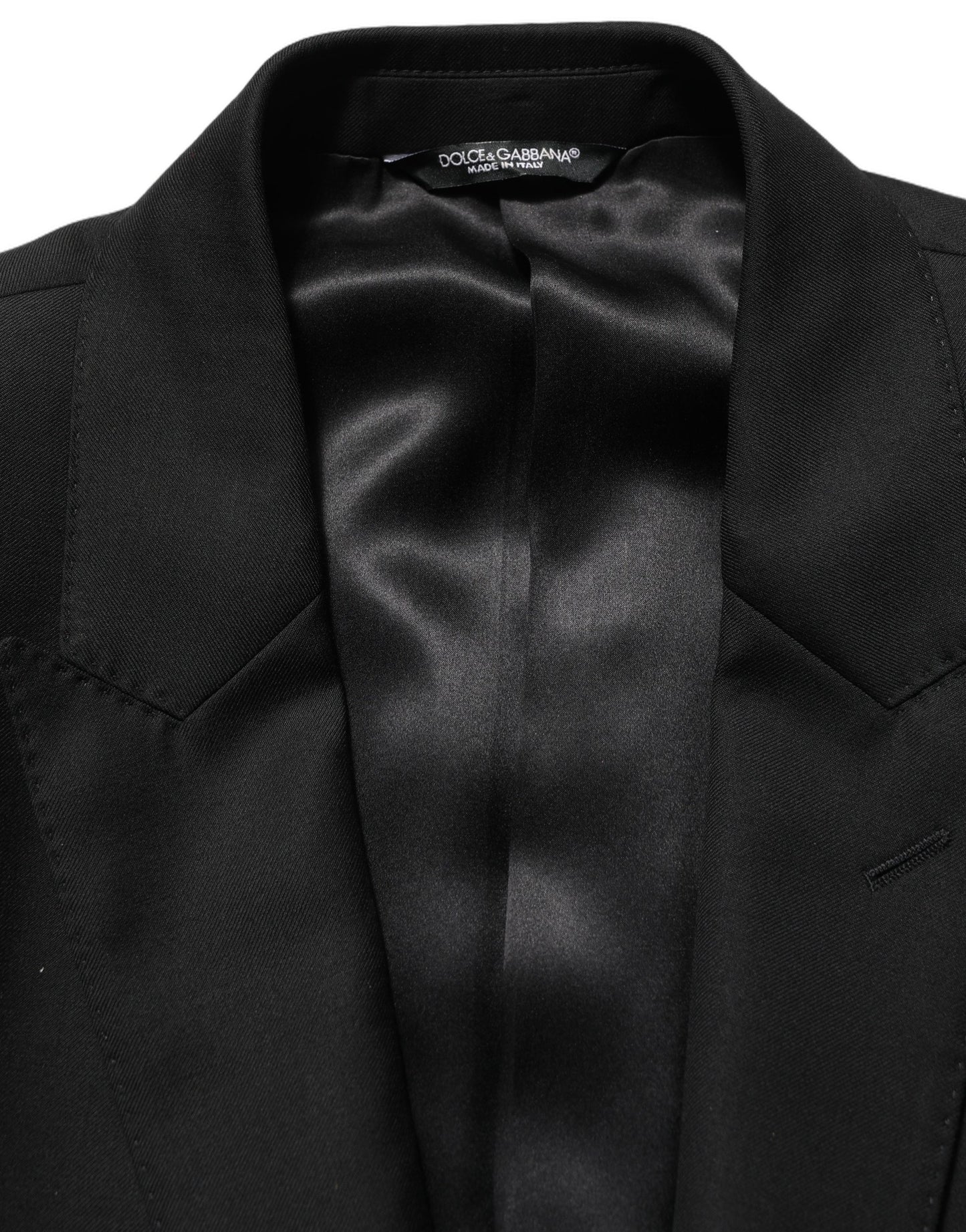 Black Wool Slim Fit Formal 2 Piece Men Suit