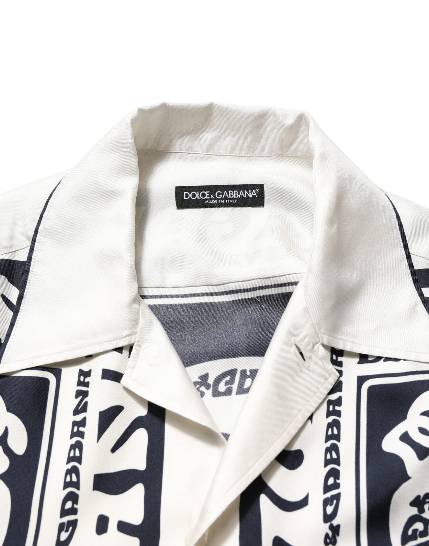 Black White Logo Bandana Short Sleeves Shirt