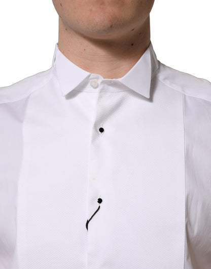 White Cotton MARTINI Sleeveless Men Dress Shirt