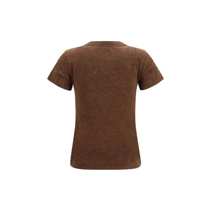 Brown Cotton T-Shirt