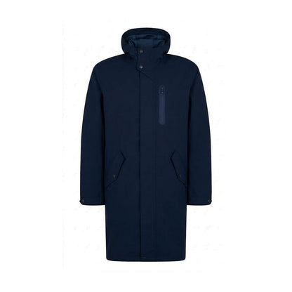 Blue Polyester Coat