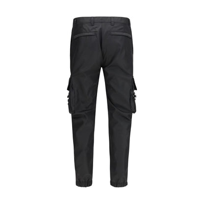 Black Polyamide Athletic Pants