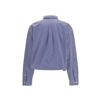 Blue Cotton Dress Shirt