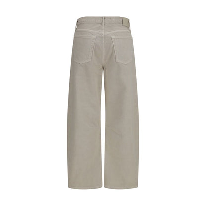 Beige Cotton Jeans Denim