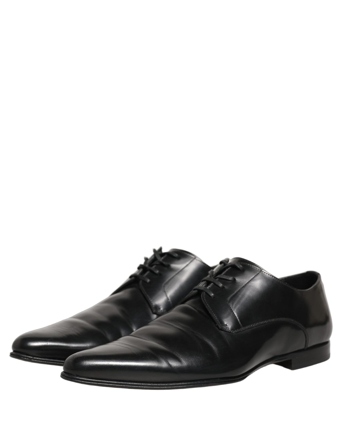Black Leather Derby Dress Men Formal Shoes