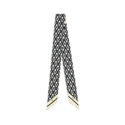 Blue Silk Scarf