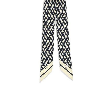Blue Silk Scarf