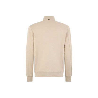 Beige Cotton Sweatshirt