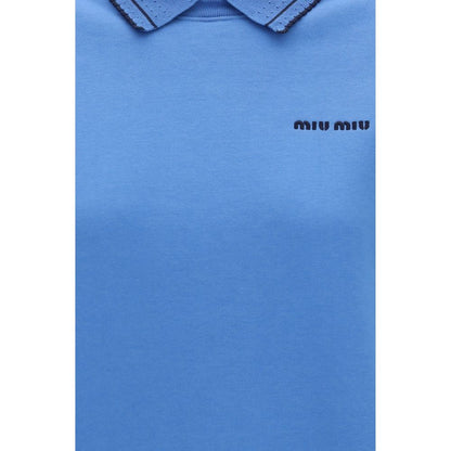 Blue Cotton Sweatshirt