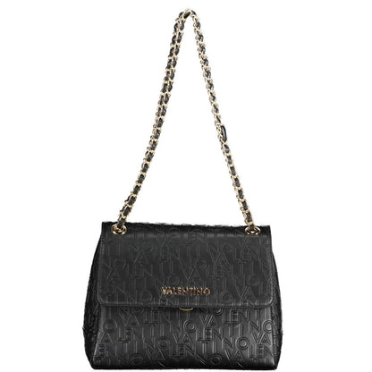 Black Polyurethane Women's Bag