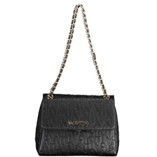 Black Polyurethane Women's Bag