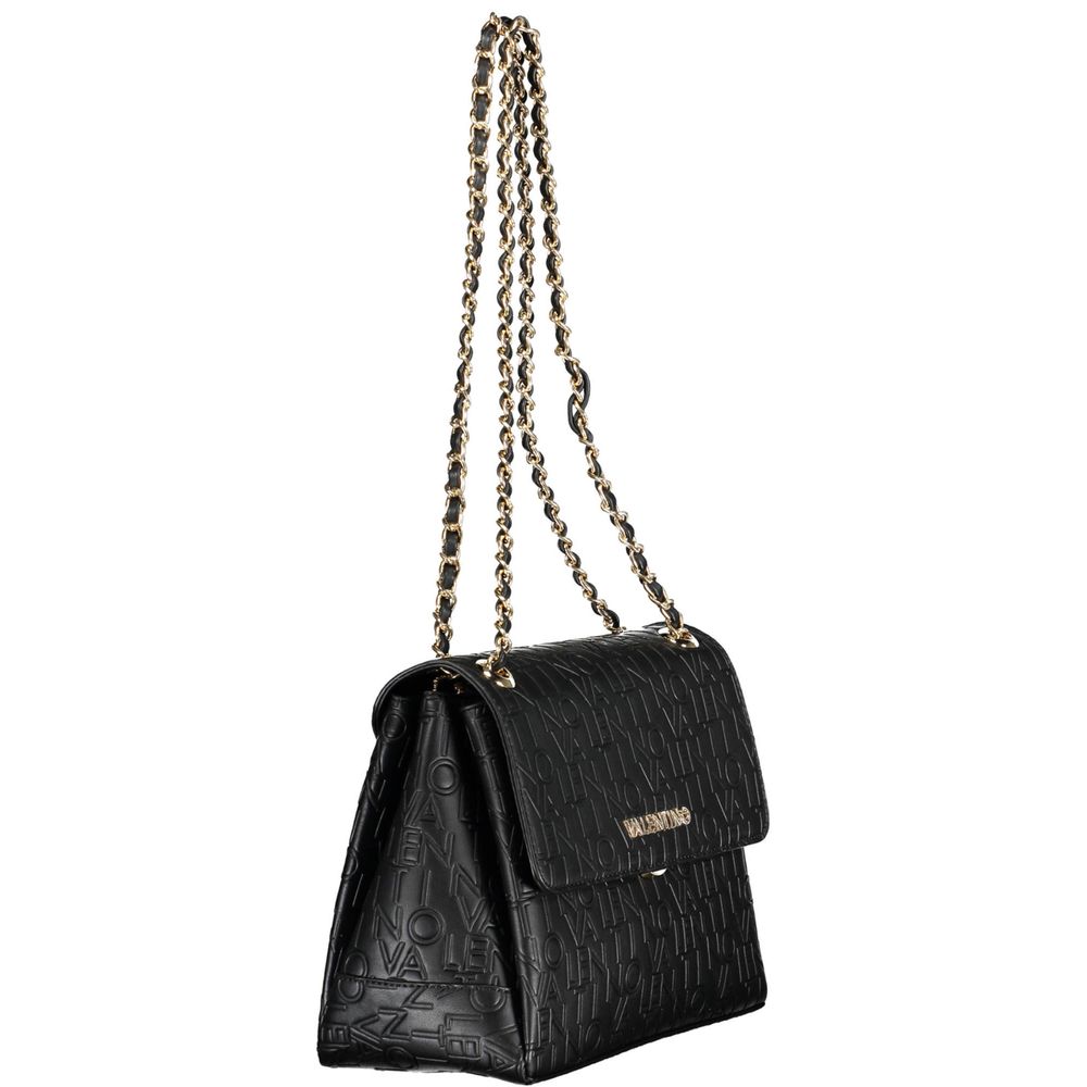 Black Polyurethane Women's Bag