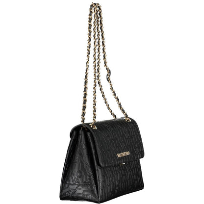 Black Polyurethane Women's Bag