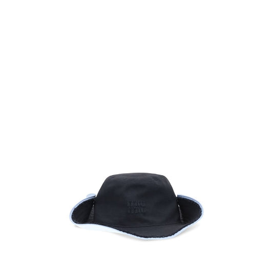 Blue Cotton Bucket Hat