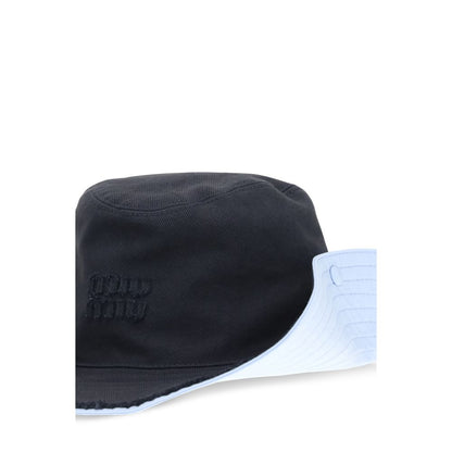 Blue Cotton Bucket Hat