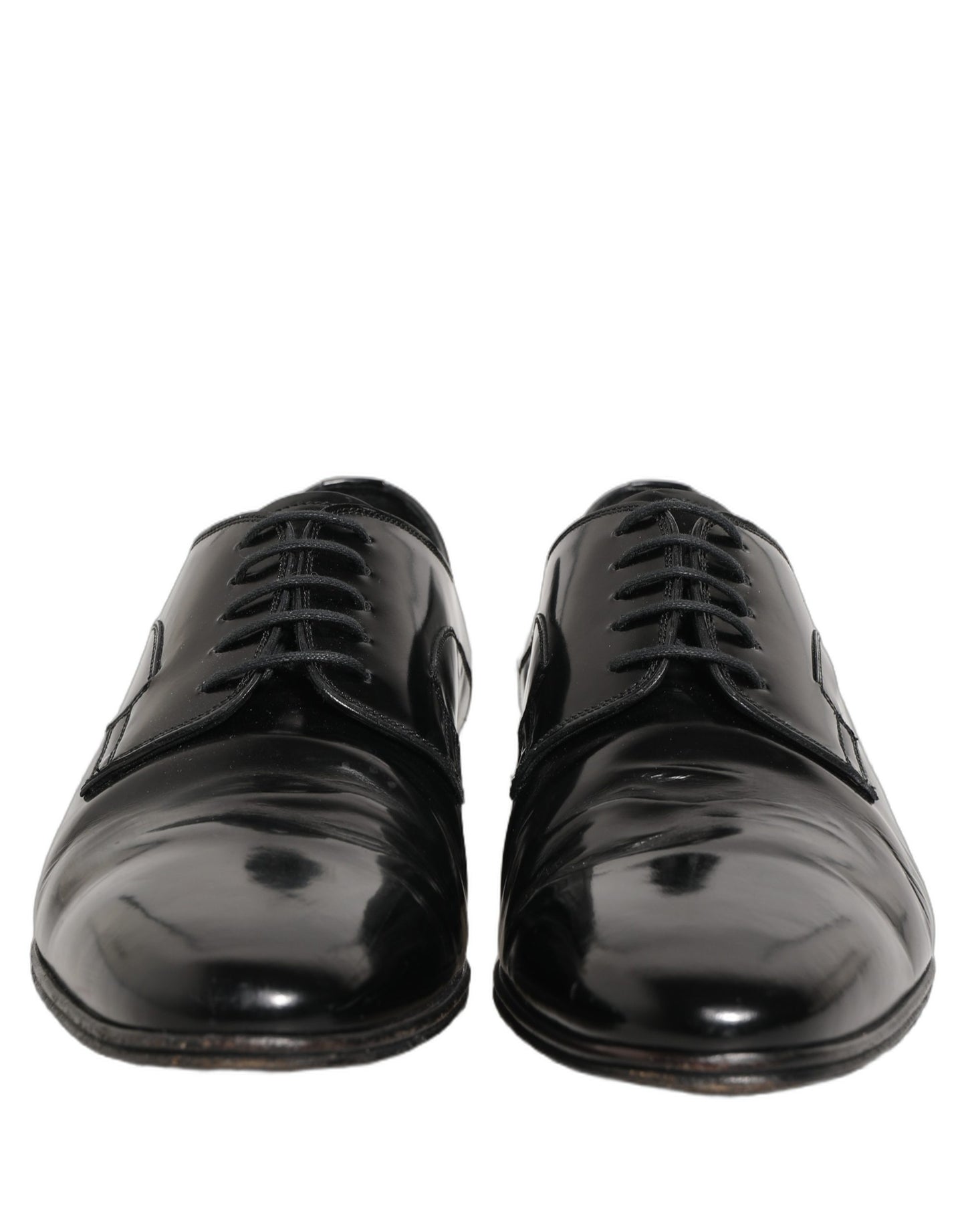 Black Leather Men Derby Dress Formal Shoes