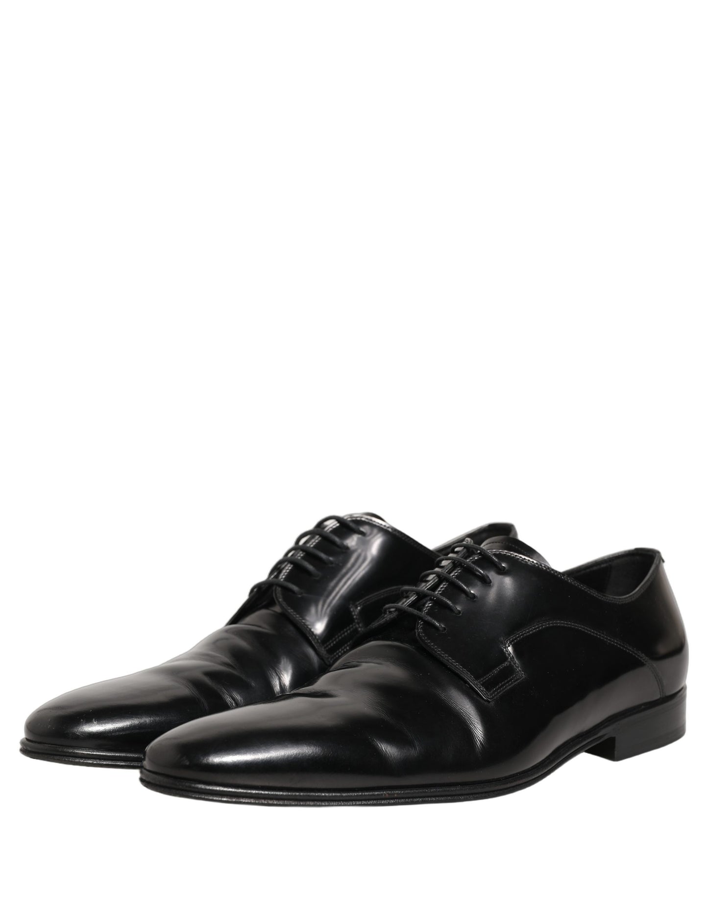 Black Leather Men Derby Dress Formal Shoes