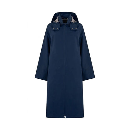 Blue Polyester Coat
