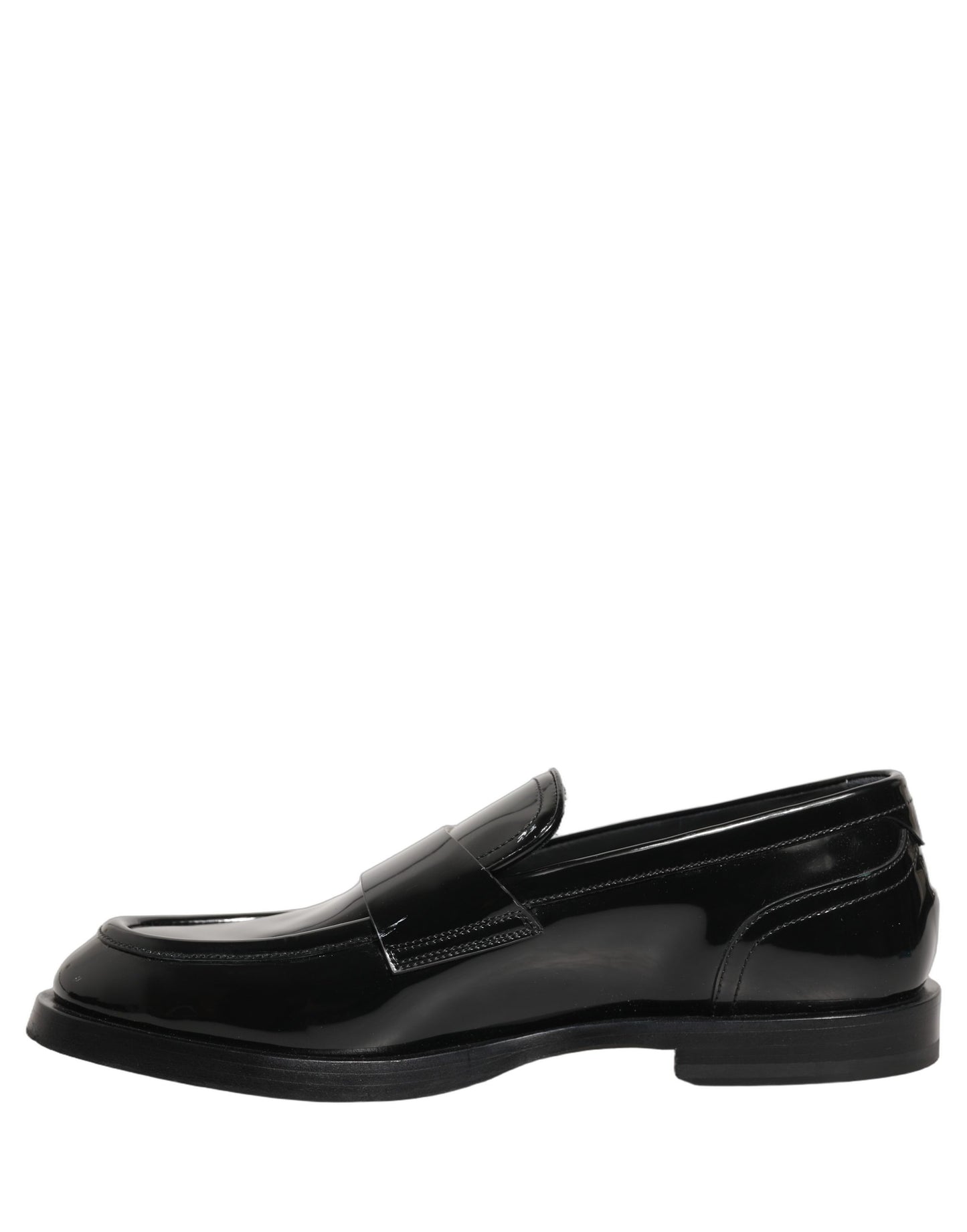 Black Leather Formal Men Dress Loafers Shoes