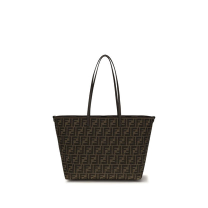Brown Fabric Shoulder Bag