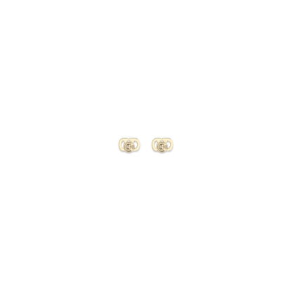 Gold Brass Earrings