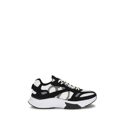 Multicolor Fabric Athletic Sneakers