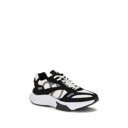 Multicolor Fabric Athletic Sneakers