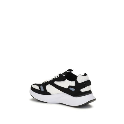 Multicolor Fabric Athletic Sneakers