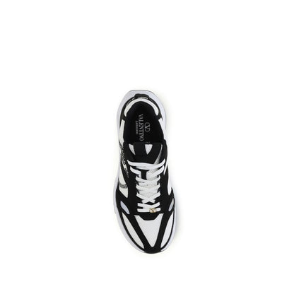 Multicolor Fabric Athletic Sneakers