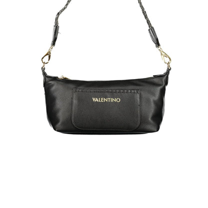 Nero Polyurethane Women's Bag with Adjustable Shoulder Strap