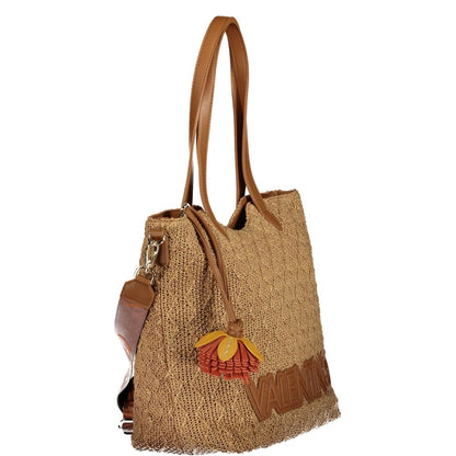 Brown Polietilene Womens Bag