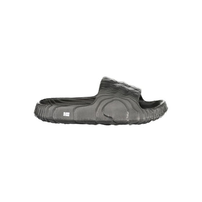 Black Polyurethane Men Slipper