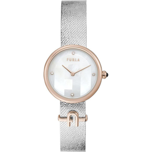 Gray Stainless Steel Dress Watch