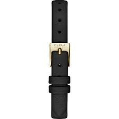 Black Leather Dress Watch