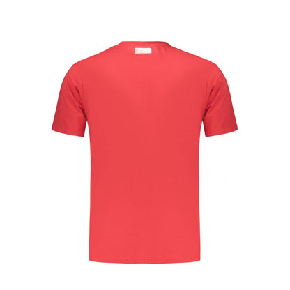 Red Cotton Men's T-Shirt
