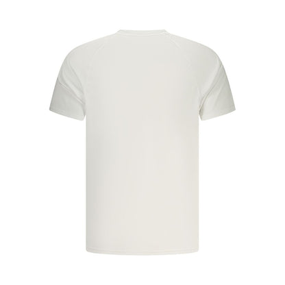 White Polyester Men's T-Shirt