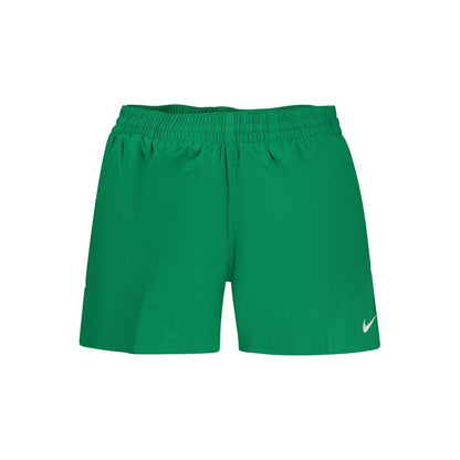 Green Polyester Men's Swimwear