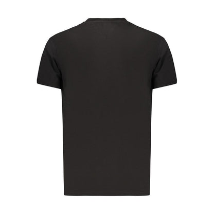 Black Cotton Mens T-Shirt