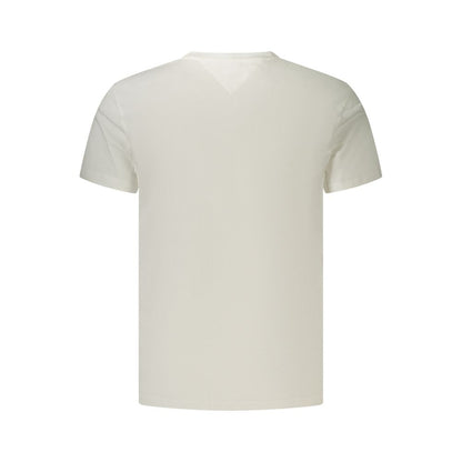 White Cotton Men's T-Shirt