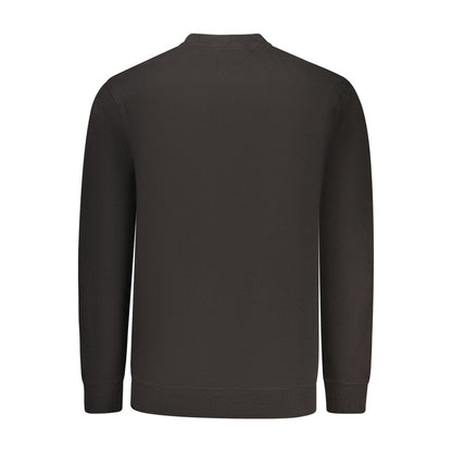 Black Cotton Men's Sweatshirt