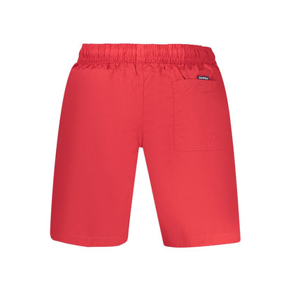 Rosso Poliammide Male Swimwear