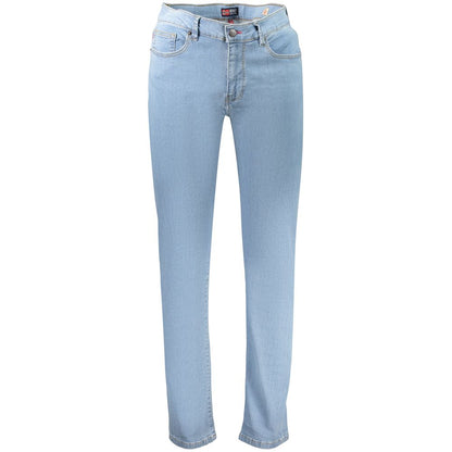 Blue Cotton Men's Jean