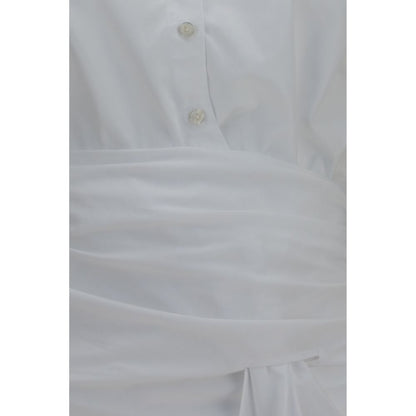 White Cotton Dress Shirt