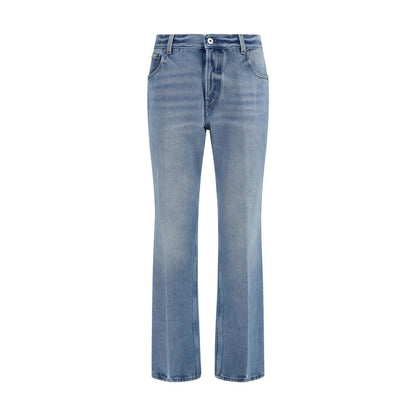 Blue Cotton Relaxed Fit Jeans