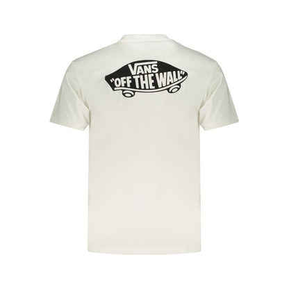 White Cotton Men's T-Shirt